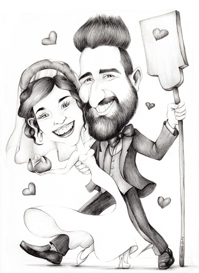 Caricature; Torino; Anabelarte