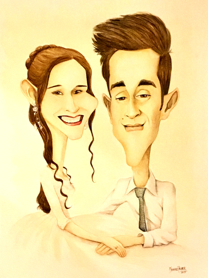 Anabelarte; Caricaturist